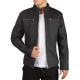 Men´s Leather Jacket Simeon Grey