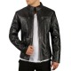 Men´s Leather Jacket Dion Black