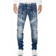 Mens Blue Denim Jeans Favre