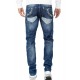 Mens Blue Denim Jeans Favre