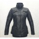 Womens Leather Jacket Julee Black