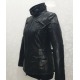 Womens Leather Jacket Julee Black