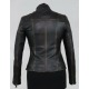 Womens Leather Jacket Evangeline Black