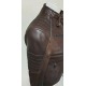 Womens Leather Jacket Crystal Brown