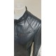 Womens Leather Jacket Crystal Black