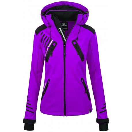 Womens Softshell Jacket Amelia Violet