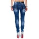 Womens Jeans Eve Blue