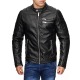 Men´s Leatherette Jacket Mart Black