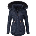 Womens Winter Jacket Angelica Navy