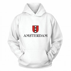 Mens White Hoody Burt