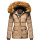 Womens Winter Jacket Adele Beige