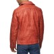 Men´s Leather Jacket Nolan Red