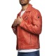 Men´s Leather Jacket Nolan Red