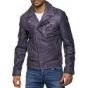 Men´s Leather Jacket Nolan Indigo