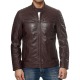 Men´s Leather Jacket Constantin Deep Red