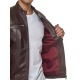 Men´s Leather Jacket Constantin Deep Red