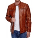 Men´s Leather Jacket Constantin Cognac