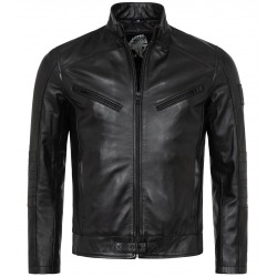 Men´s Leather Jacket Roderik Black