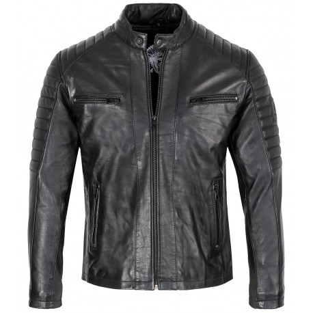 Men´s Leather Jacket Roderik Black