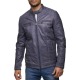 Men´s Leather Jacket Magnus Indigo