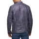 Men´s Leather Jacket Magnus Indigo