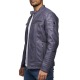 Men´s Leather Jacket Magnus Indigo