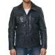 Men´s Leather Jacket Christopher Navy