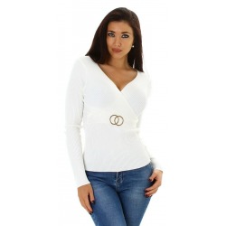 Womens Pullover Annika Creamy-White