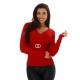 Womens Pullover Annika Red