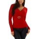 Womens Pullover Annika Red