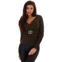 Womens Pullover Annika Green