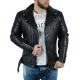 Men´s Leather Jacket Maxine Black