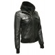 Womens Leather Jacket Shantay Black