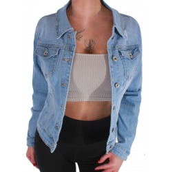 Womens Denim Jacket Nikka Light Blue