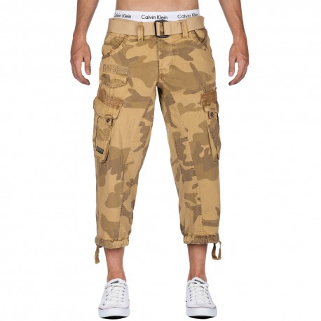 Mens Shorts Camo Sand