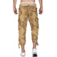 Mens Shorts Camo Sand