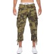 Mens Shorts Camo Khaki