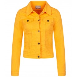 Womens Denim Jacket Nadia Yellow