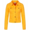 Womens Denim Jacket Nadia Yellow