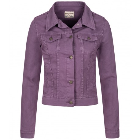 Womens Denim Jacket Nadia Violet