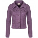 Womens Denim Jacket Nadia Violet