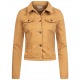 Womens Denim Jacket Nadia Beige