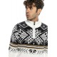 Mens Cardigan Cruz White