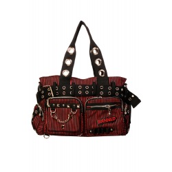 Womens Red/Black Shoulder Bag Kiera