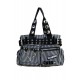 Womens Black/White Shoulder Bag Kiera