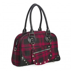 Womens Red/Black Shoulder Bag Terra