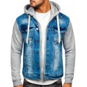 Men´s Denim Hoody Ted Blue