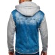 Men´s Denim Hoody Ted Blue