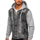 Men´s Denim Hoody Ted Grey