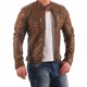 Men´s Leatherette Jacket Benjamin Brown